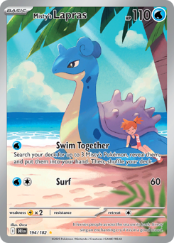 sv10 sv10-194-Misty's Lapras