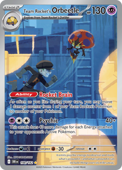sv10 sv10-198-Team Rocket's Orbeetle
