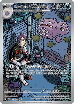 sv10 sv10-199-Team Rocket's Weezing