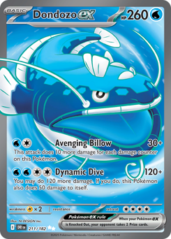 sv10 sv10-211-Dondozo ex
