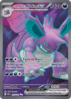 sv10 sv10-216-Team Rocket's Nidoking ex