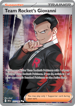 sv10 sv10-225-Team Rocket's Giovanni