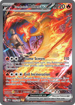 sv10 sv10-229-Team Rocket's Moltres ex