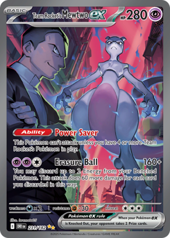 sv10 sv10-231-Team Rocket's Mewtwo ex