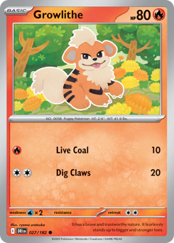 sv10 sv10-27-Growlithe