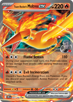 sv10 sv10-31-Team Rocket's Moltres ex