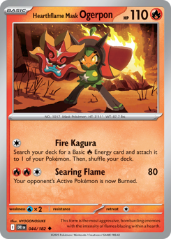 sv10 sv10-44-Hearthflame Mask Ogerpon