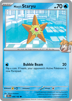 sv10 sv10-46-Misty's Staryu