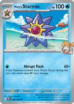 sv10 sv10-47-Misty's Starmie