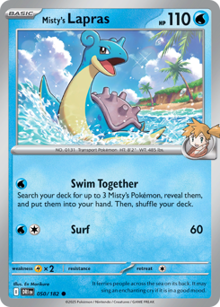sv10 sv10-50-Misty's Lapras