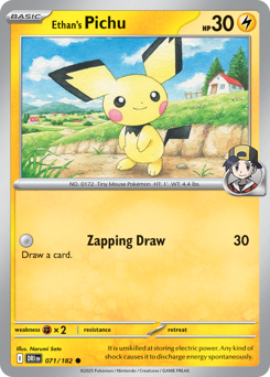 sv10 sv10-71-Ethan's Pichu