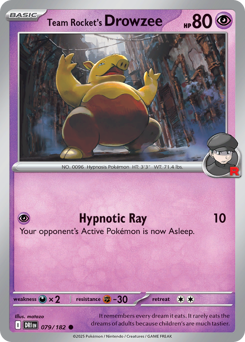 sv10 sv10-79-Team Rocket's Drowzee
