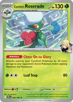 sv10 sv10-8-Cynthia's Roserade