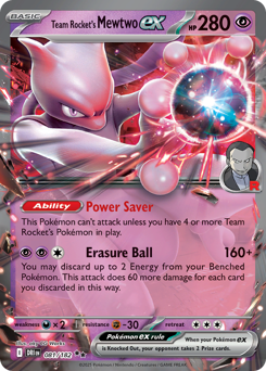 sv10 sv10-81-Team Rocket's Mewtwo ex