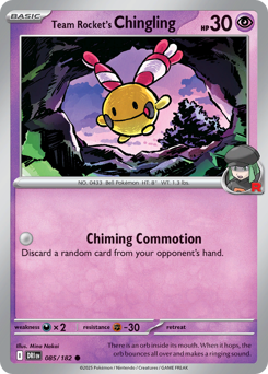 sv10 sv10-85-Team Rocket's Chingling