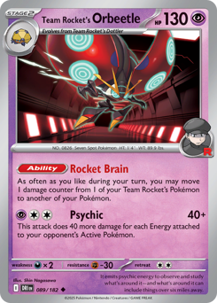 sv10 sv10-89-Team Rocket's Orbeetle