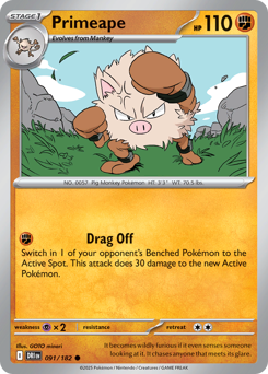 sv10 sv10-91-Primeape
